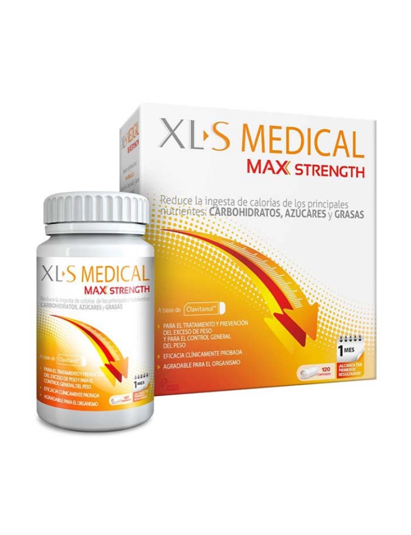 Xls Medical - Complemento Alimentar XLS Medical Max Strength 120 Unidades