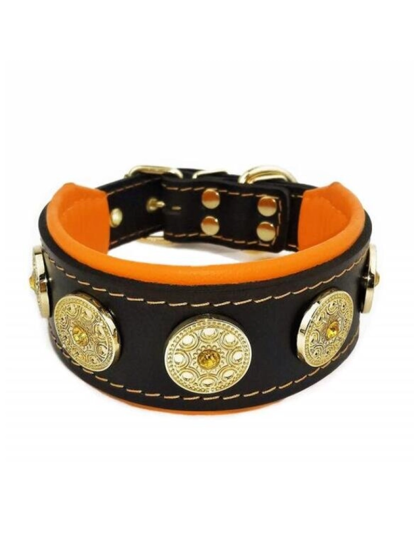 imagem de Bijou Collar Preto e Laranja2