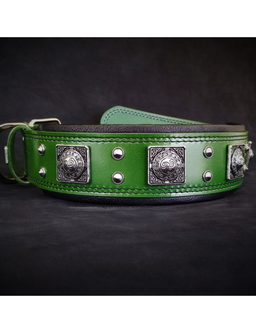 Bestia Custom Dog Gear - A Colar Verde Eros