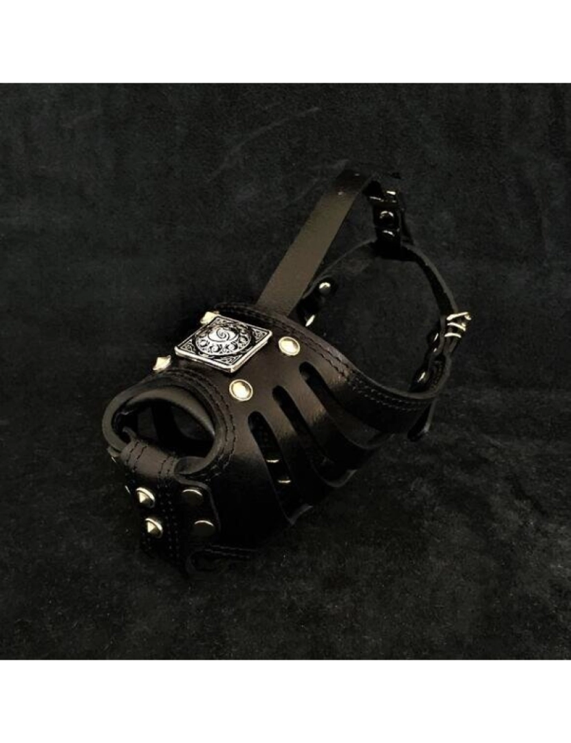 Bestia Custom Dog Gear - Eros Basket Muzzle Preto & Preto