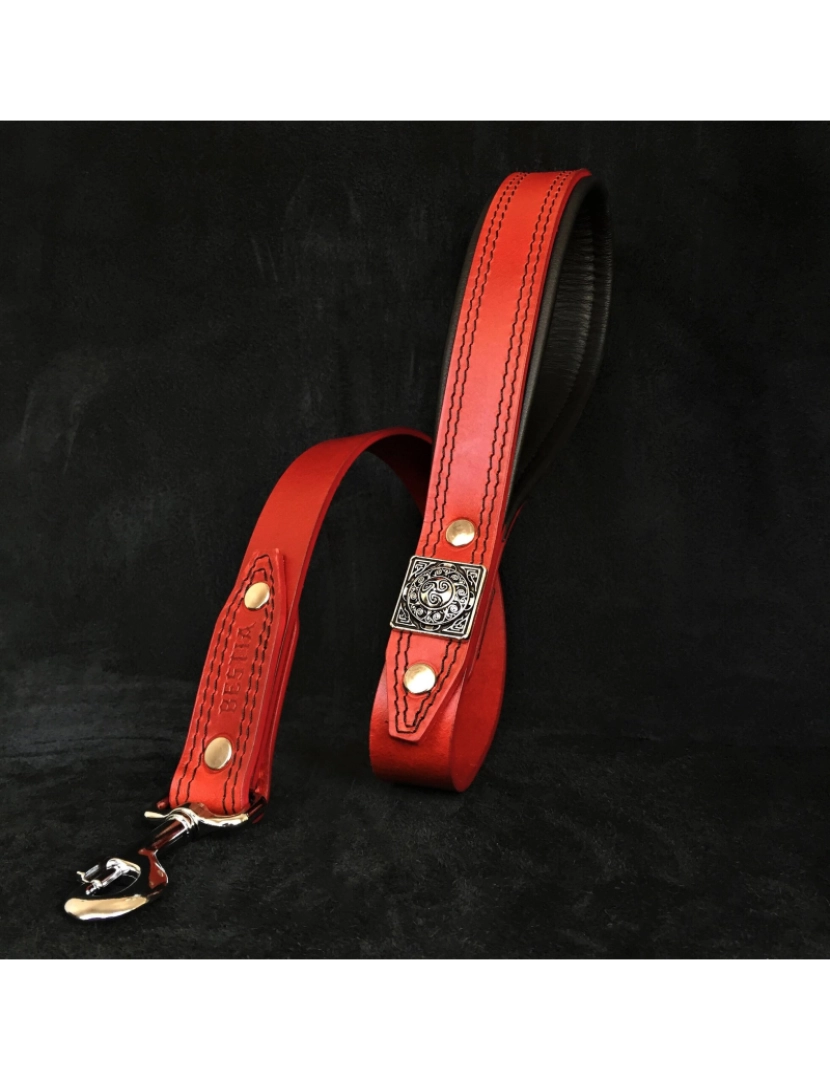 Bestia Custom Dog Gear - O Eros Red Leash