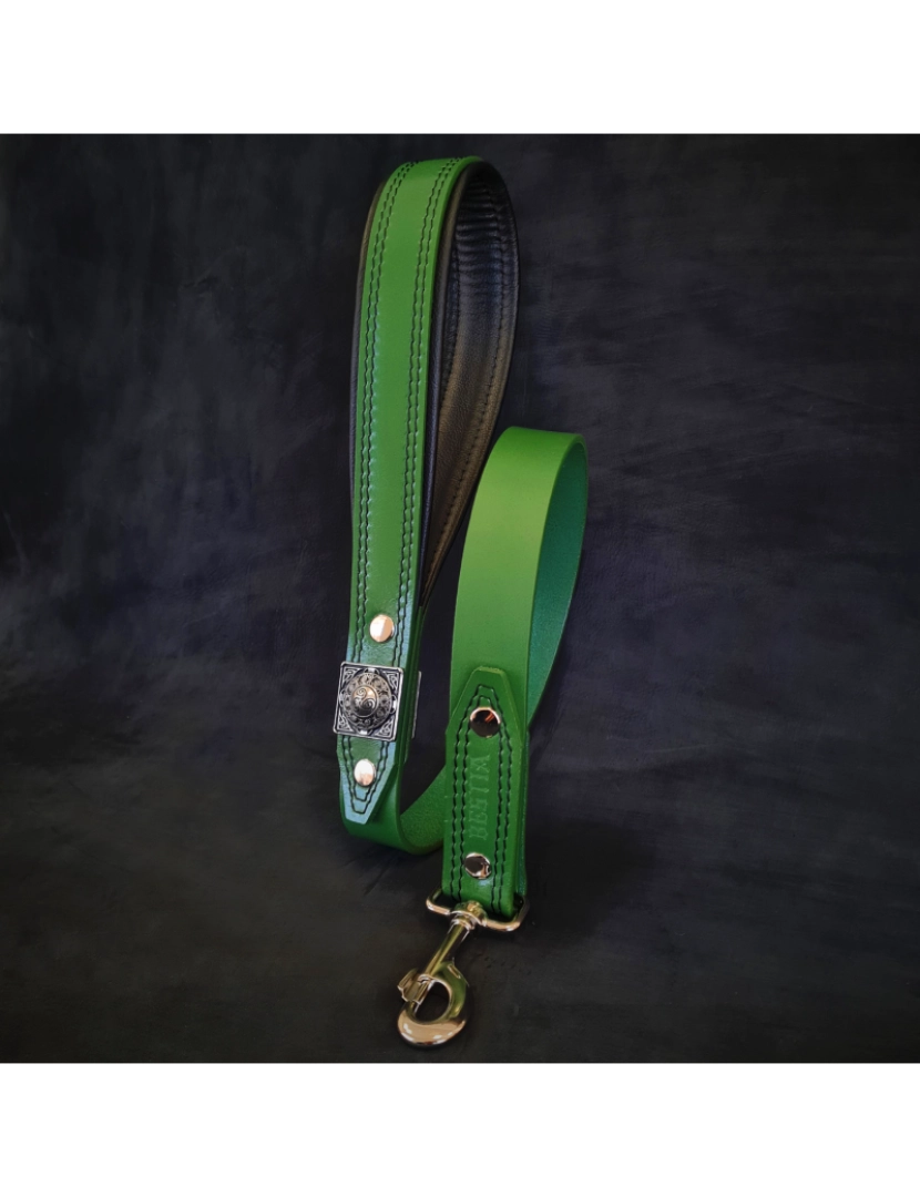 Bestia Custom Dog Gear - O verde de Eros Leash