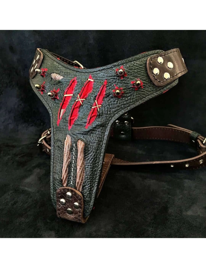 Bestia Custom Dog Gear - The Haunted Harness Limited