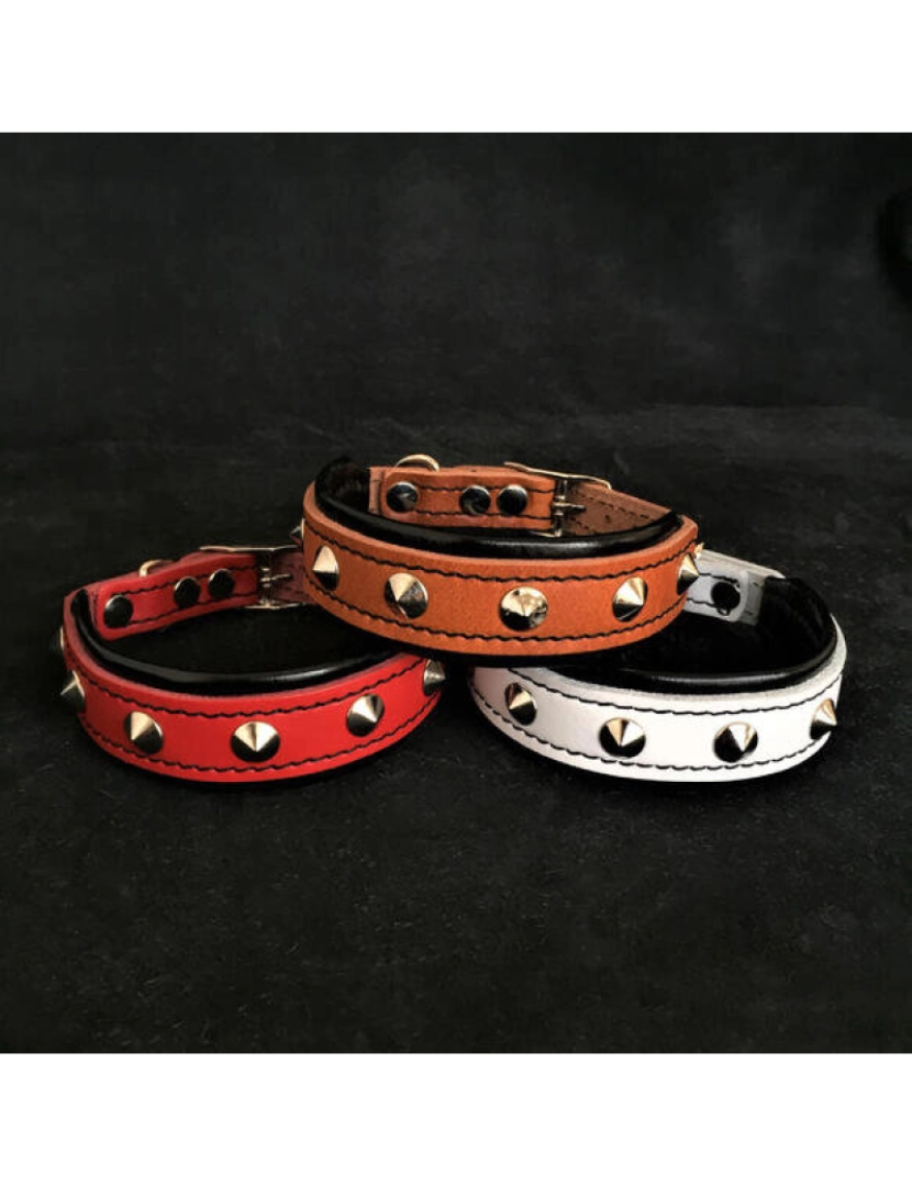 Bestia Custom Dog Gear - The Brown Superstar Collar