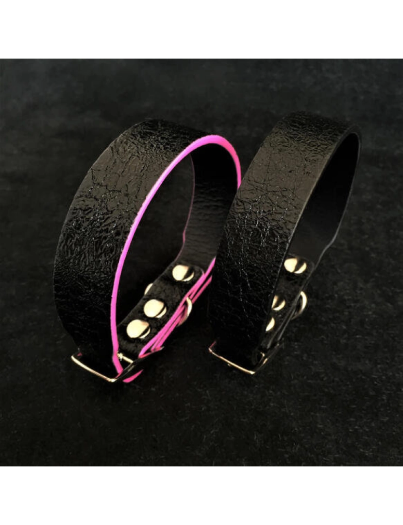 Bestia Custom Dog Gear - O colar de cachorro de Touro Rosa