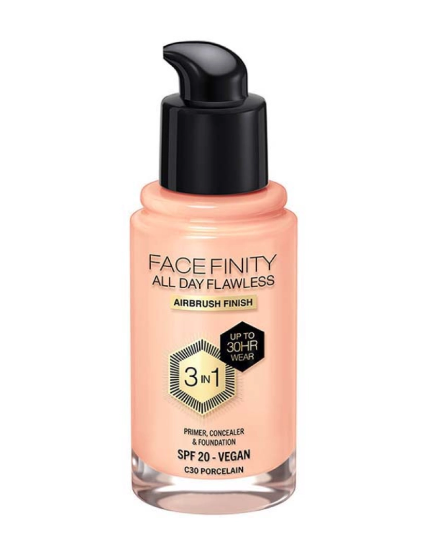 Max Factor - Facefinity All Day Flawless 3 In 1 Foundation #C30-Porcelain 30 Ml