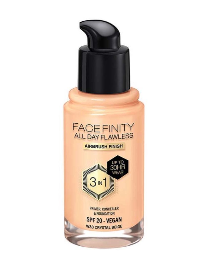 Max Factor - Facefinity All Day Flawless 3 In 1 Foundation #W33-Crystal Beige 30 Ml