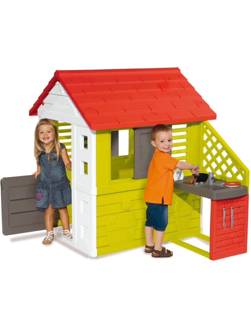 imagem de Smoby - Casa natureza com cozinha  /  Ref. 76008107132