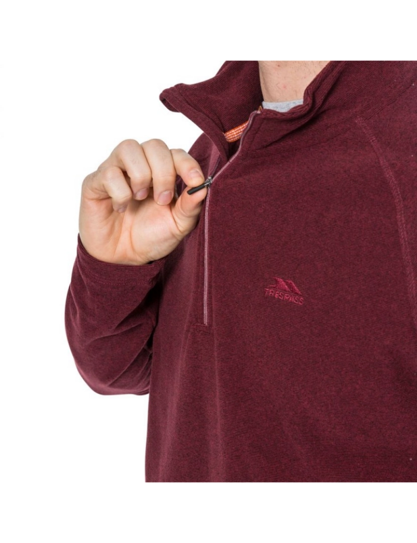 imagem de Trespass Mens Keynote Anti Pilling 1/4 Zip Fleece Top5