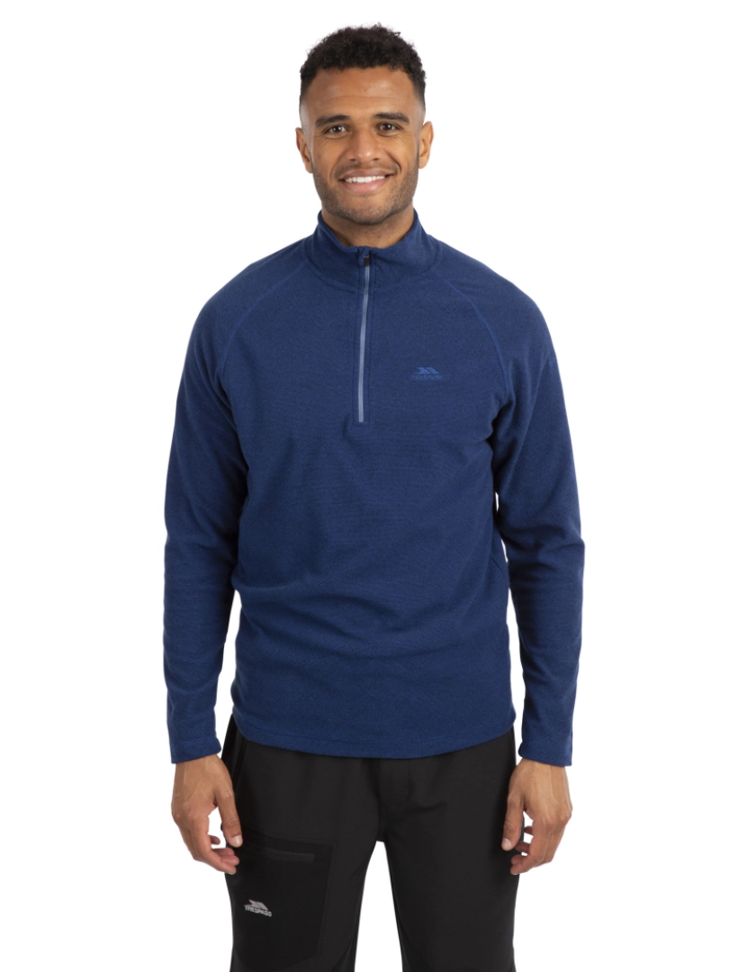 imagem de Trespass Mens Keynote Anti Pilling 1/4 Zip Fleece Top3