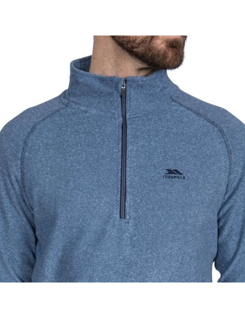 imagem de Trespass Mens Keynote Anti Pilling 1/4 Zip Fleece Top4