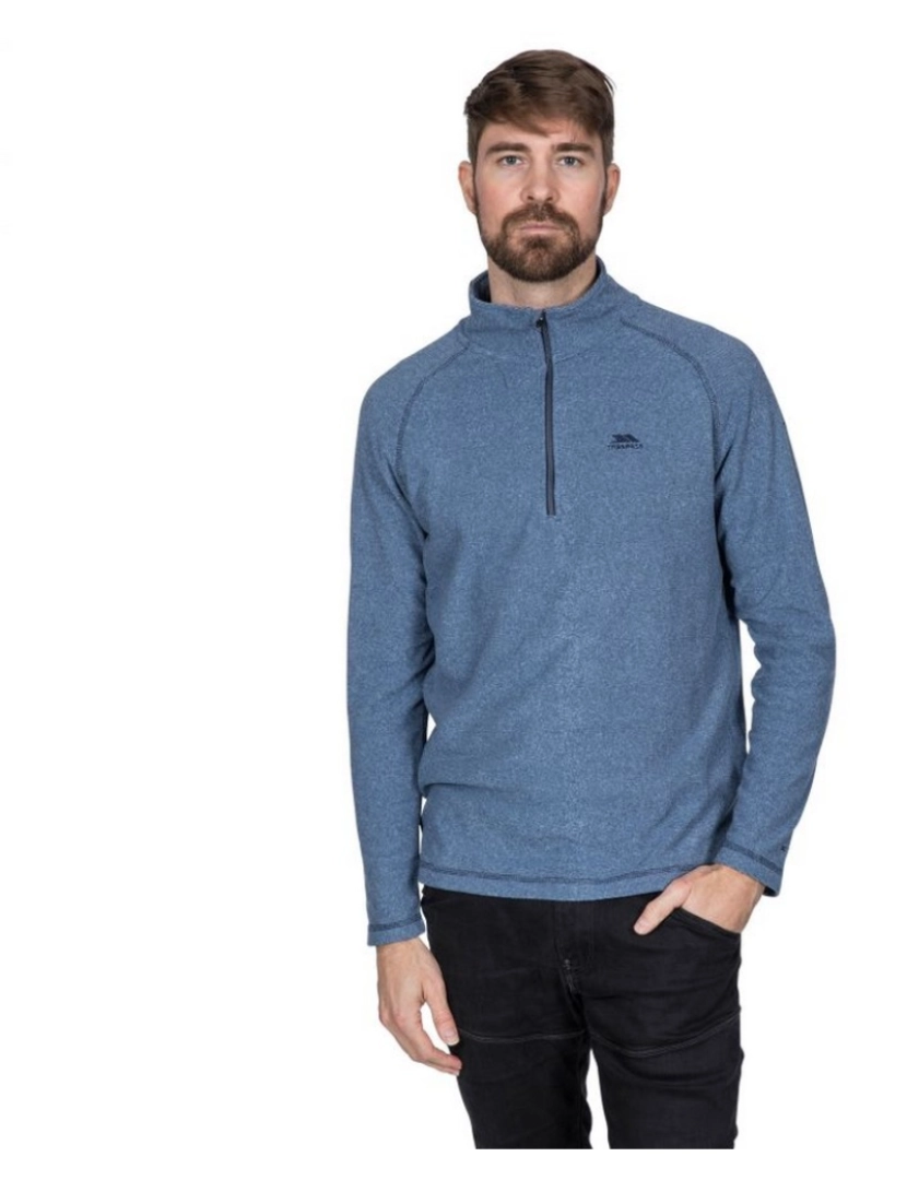 imagem de Trespass Mens Keynote Anti Pilling 1/4 Zip Fleece Top5