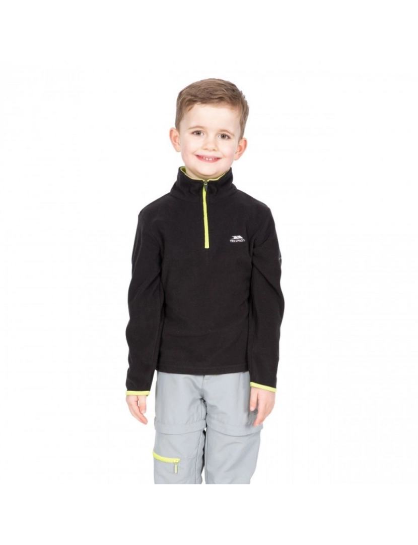 imagem de Trespass Crianças Meninos Etto Meia Zip Fleece Top3