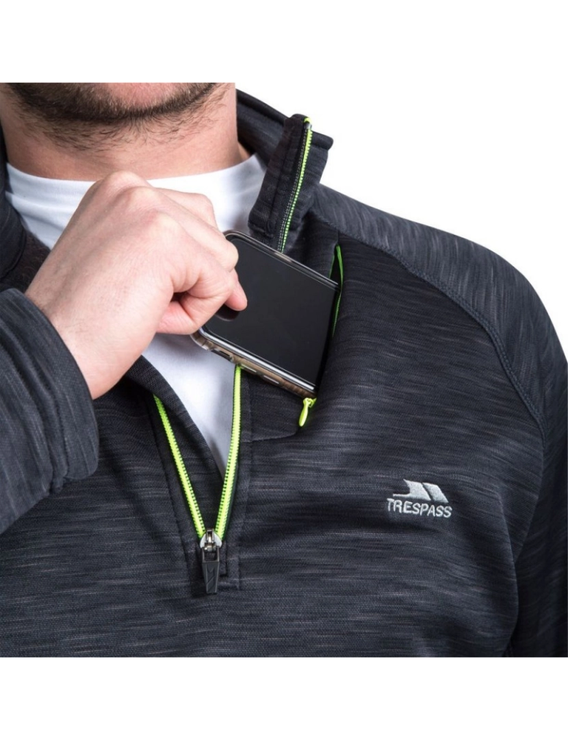 imagem de Trespass Mens Collins Half Zip Fleece Top3