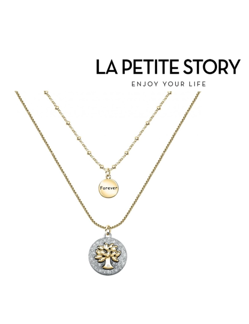 La Petit Story - La Petit Story  Colar - LPS10ASF03 - Com Caixa e Saco Oferta