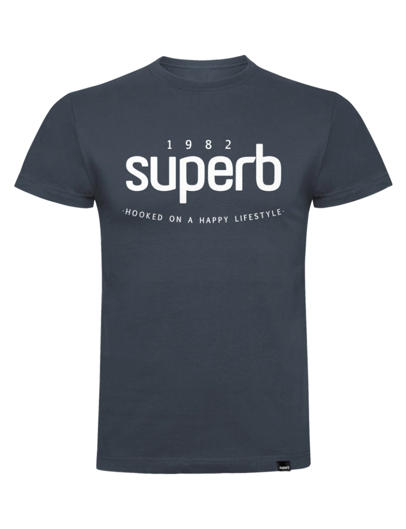 Superb - T-Shirt ICON TEE Homem Azul Marinho