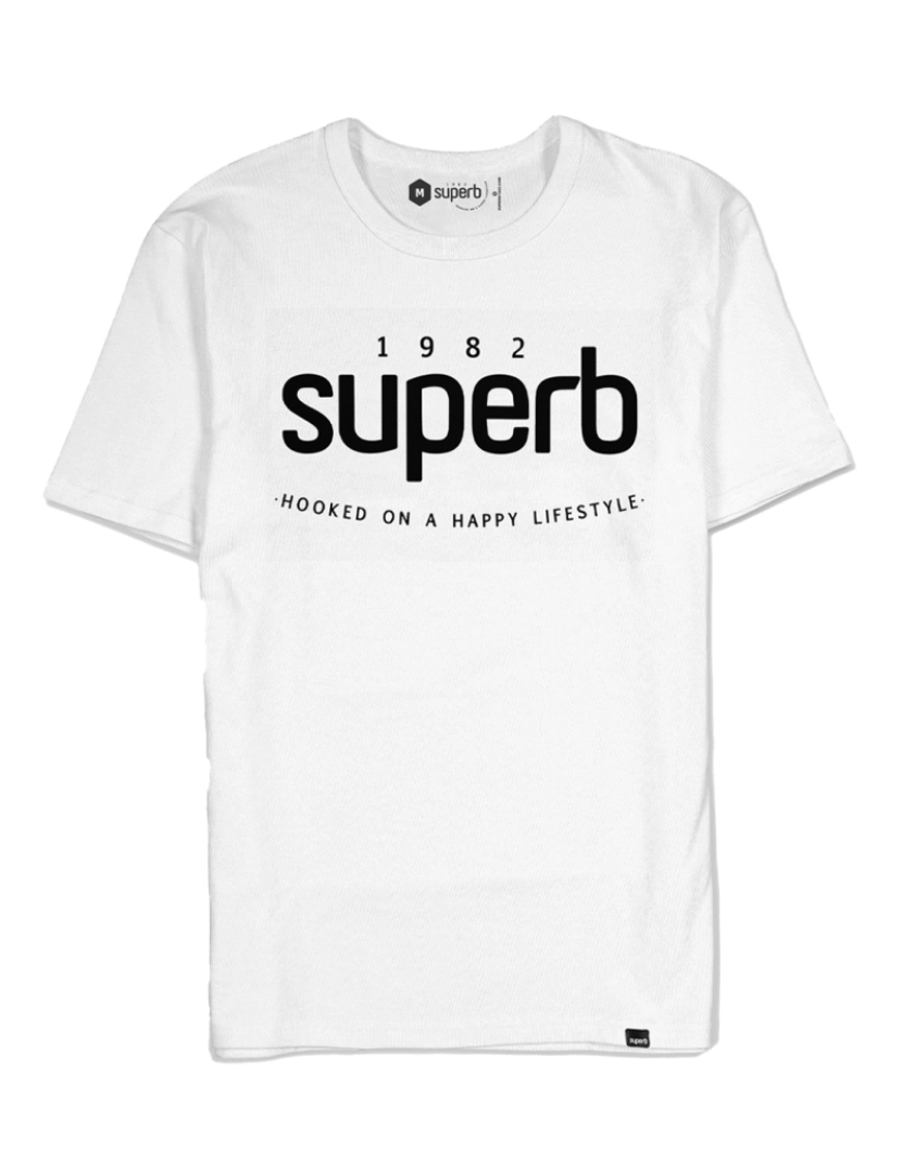 Superb - T-Shirt ICON TEE Homem Branco