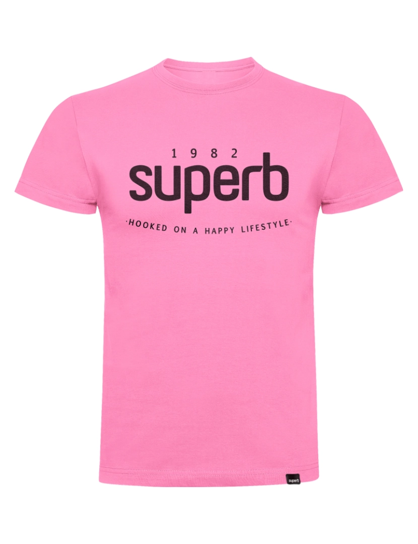 Superb - T-Shirt ICON TEE Homem Rosa