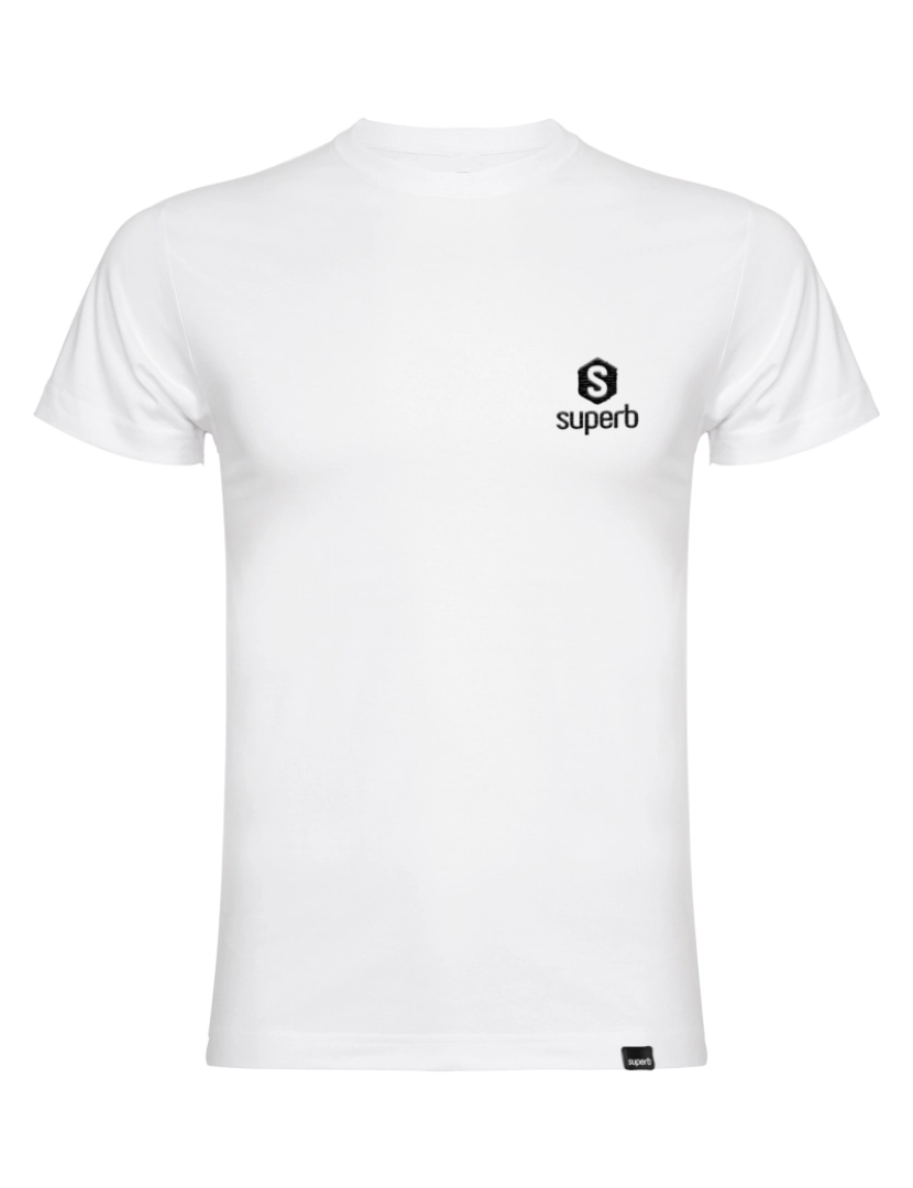Superb - T-Shirt Logoheart Homem Branco