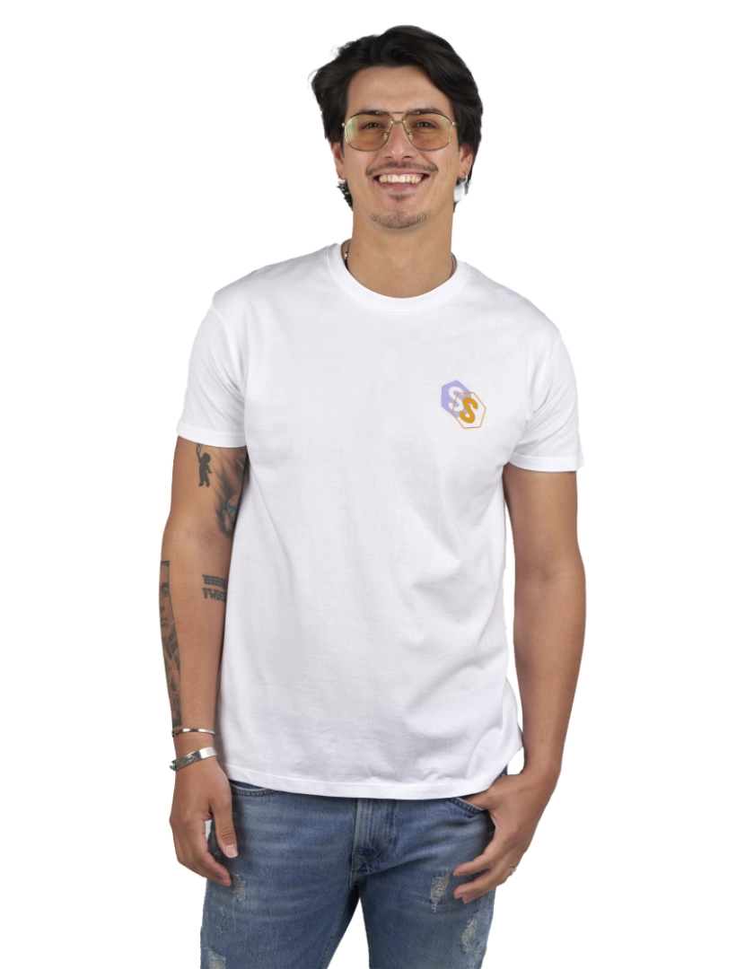 Superb - T-Shirt Born To Be Homem Branco