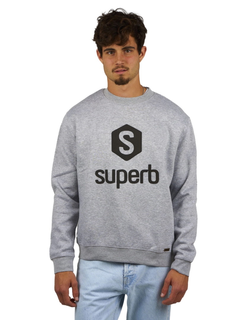 Superb - Sweatshirt Hexawhite Homem Cinza