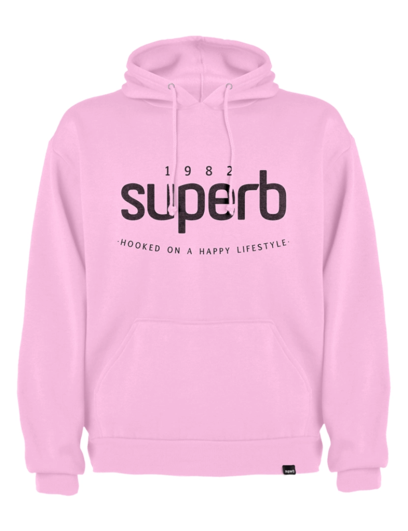 Superb - Sweatshirt Capuz Icon Homem Rosa