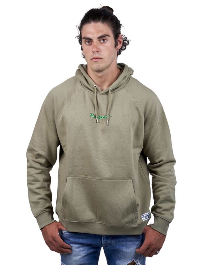 Superb - Sweatshirt Capuz Real Pandemic Homem Verde Olive