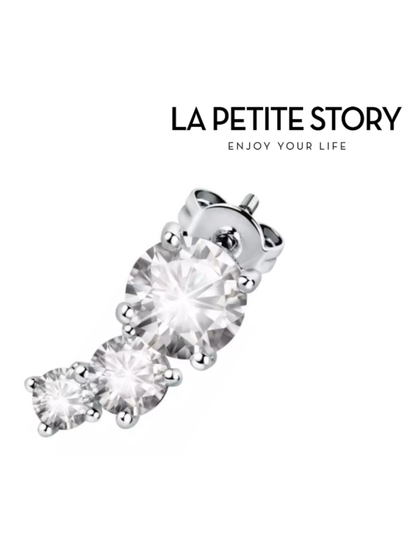 La Petite Story - La Petit Story  Brinco Individual - LPS02ARQ129 - Com Caixa e Saco Oferta