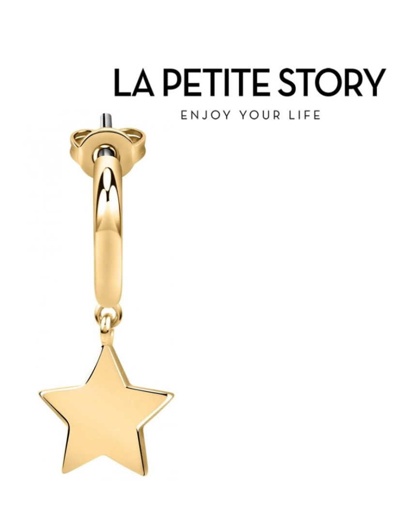 La Petite Story - La Petit Story  Brinco Individual - LPS02ARQ39 - Com Caixa e Saco Oferta