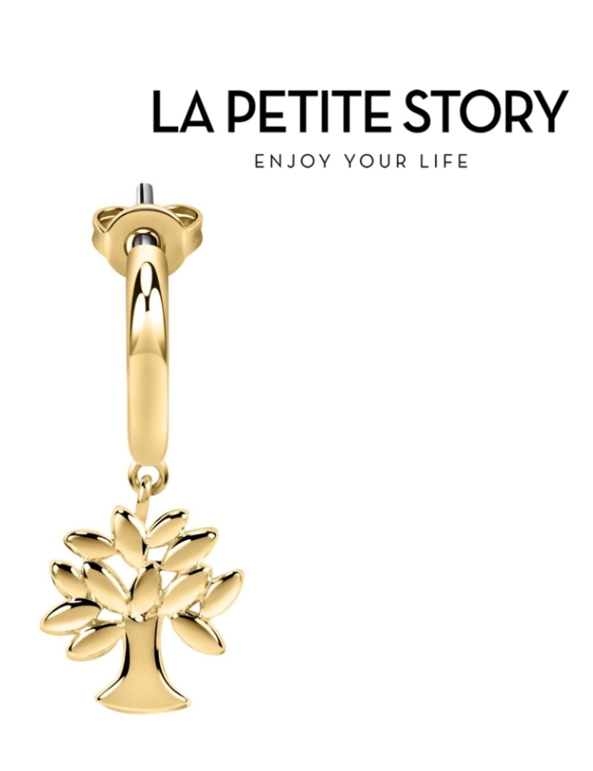 La Petite Story - La Petit Story  Brinco Individual - LPS02ARQ43 - Com Caixa e Saco Oferta