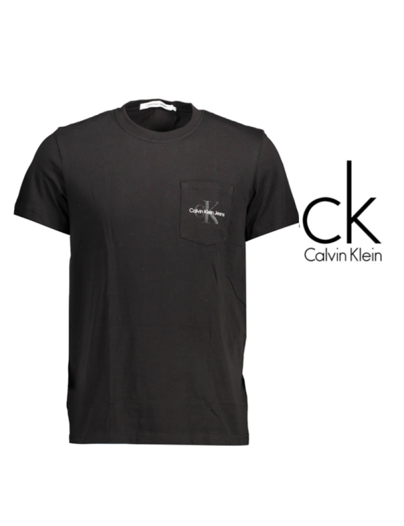 imagem de Calvin Klein  T-Shirt Preta com Bolso1