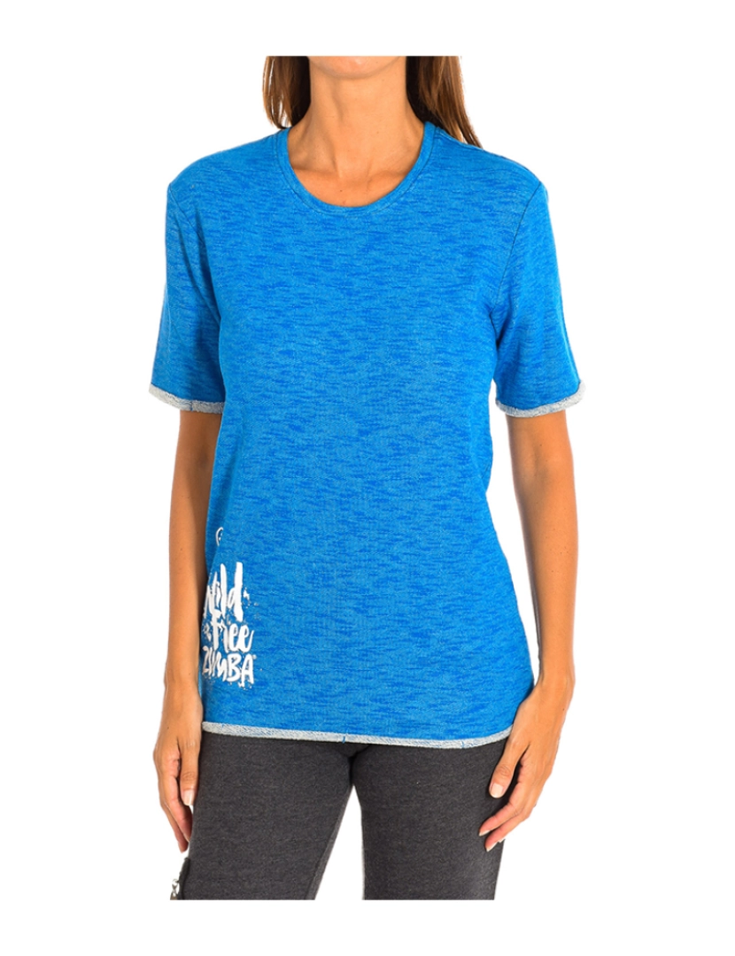 Zumba - T-Shirt Senhora Azul