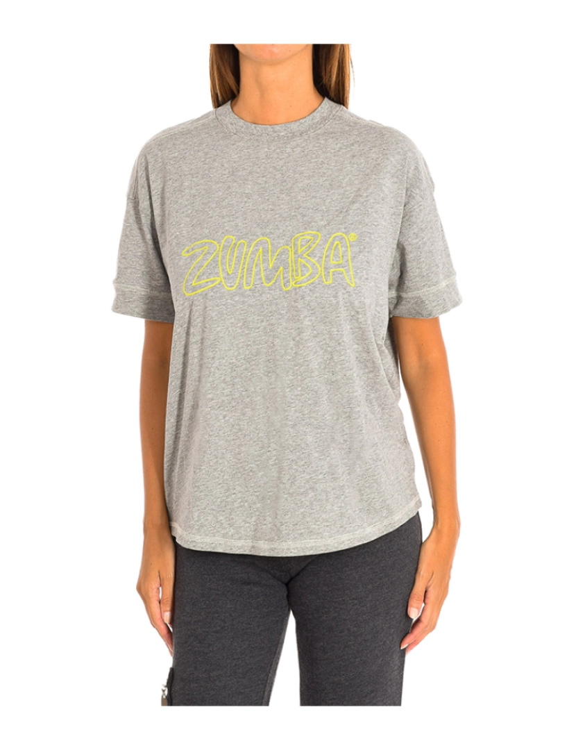 Zumba - T-Shirt Senhora Cinzento