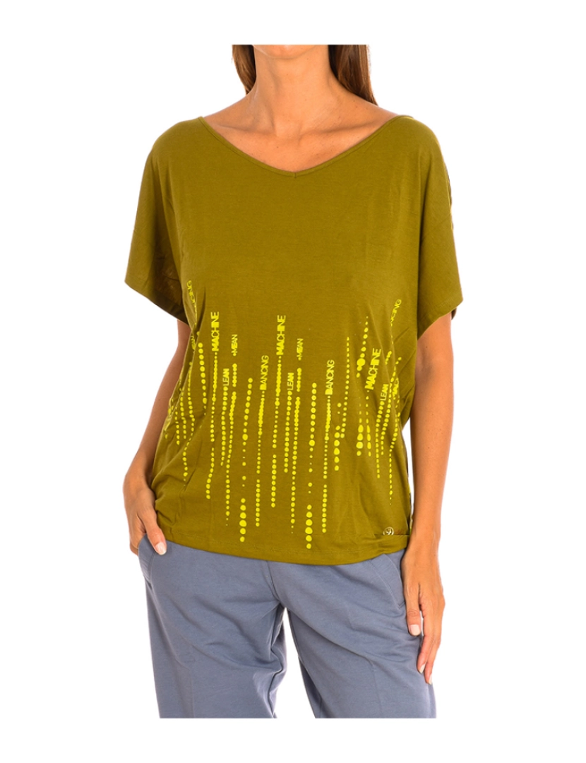 Zumba - T-Shirt Senhora Olive Verde