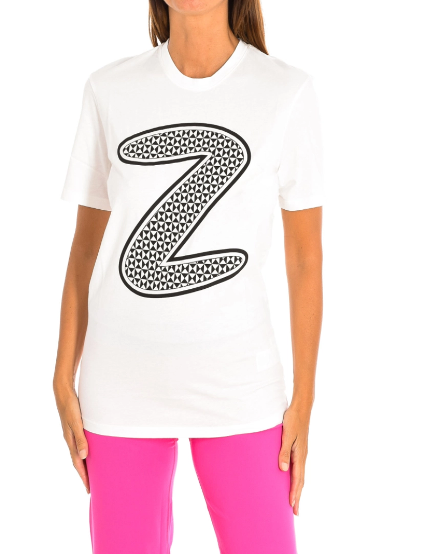 Zumba - T-Shirt Senhora Preto e Branco