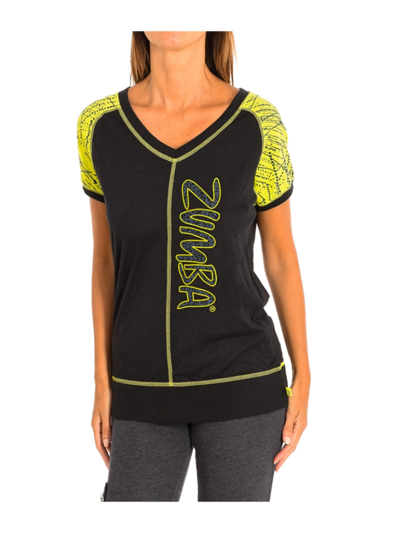 Zumba - T-Shirt Senhora Preto 