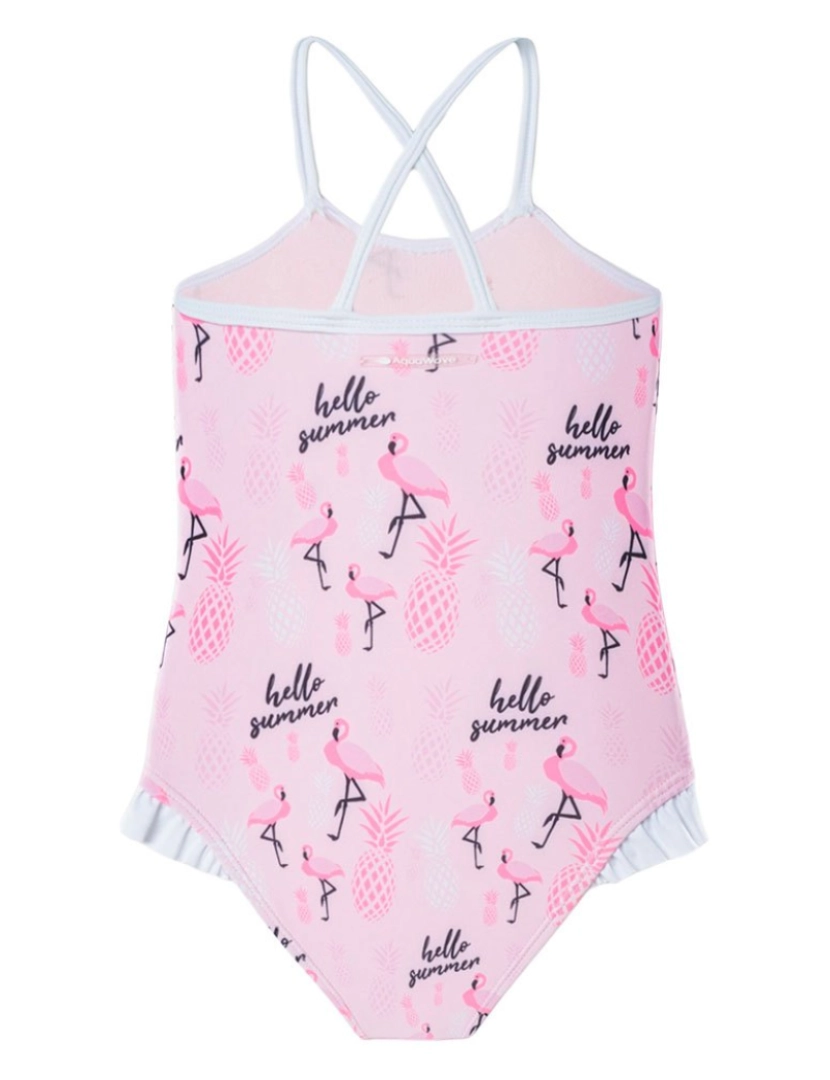 imagem de Aquawave Girls Aruba Flamingo Uma peça de roupa de banho2