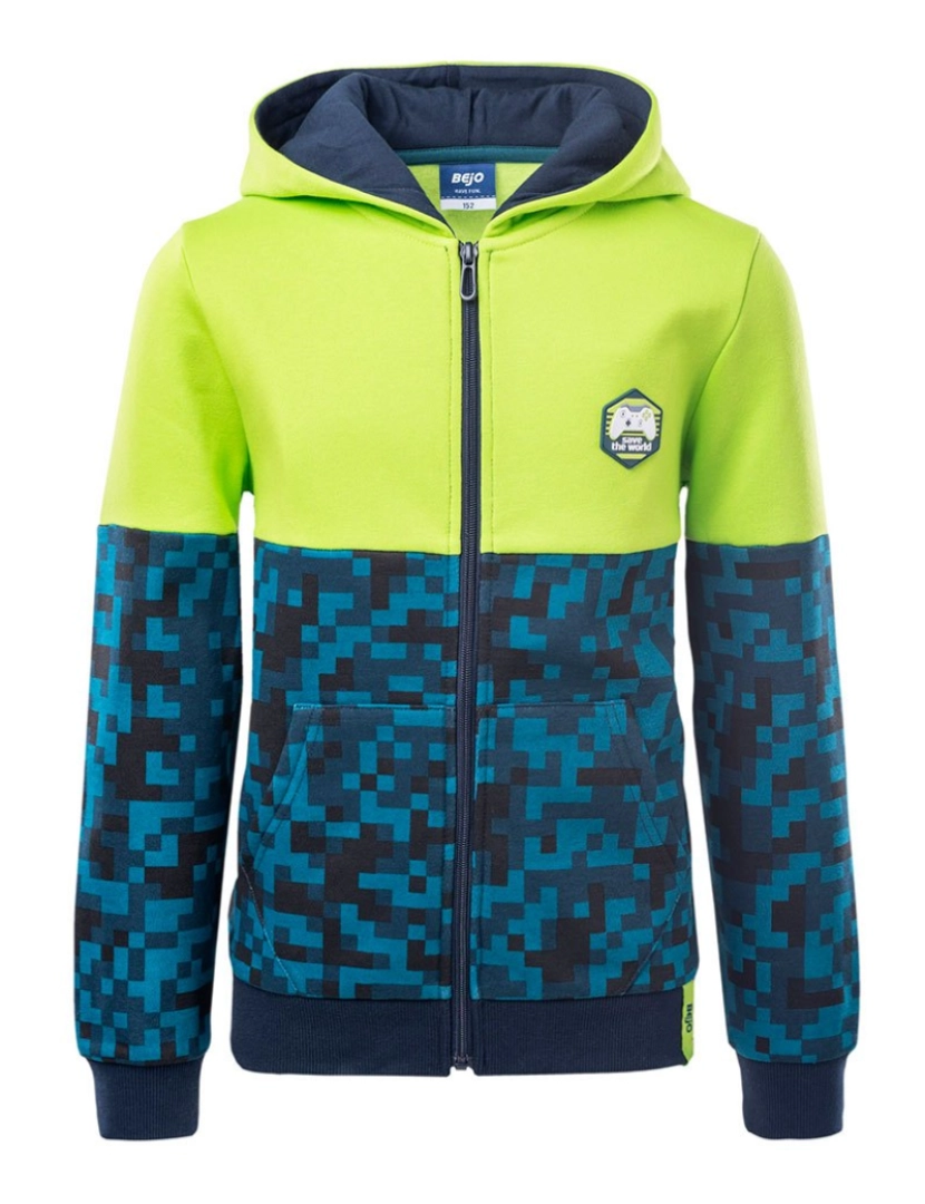 imagem de Bejo Childrens/Kids Ralphy Pixel Full Zip Hoodie1