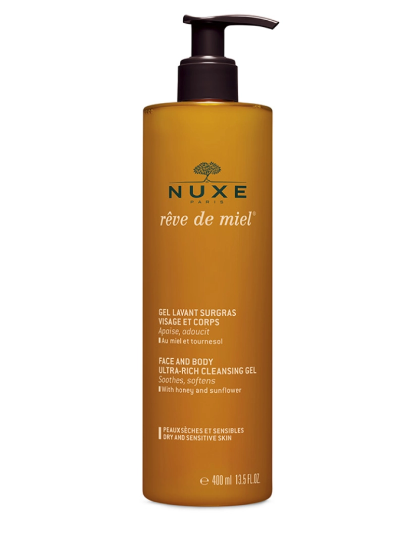 Nuxe - NUXE - RÊVE DE MIEL gel lavant surgras visage et corps 400 ml