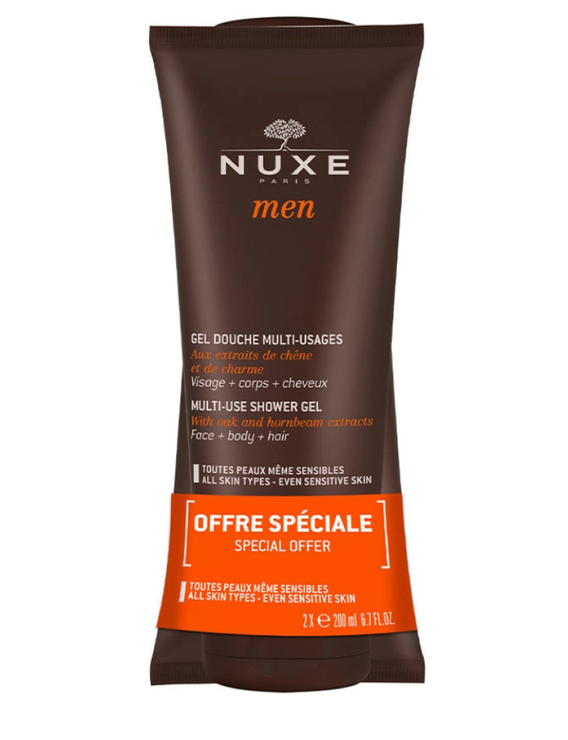 Nuxe - NUXE - NUXE MEN GEL DOUCHE MULTI-USAGES lote 2 pz