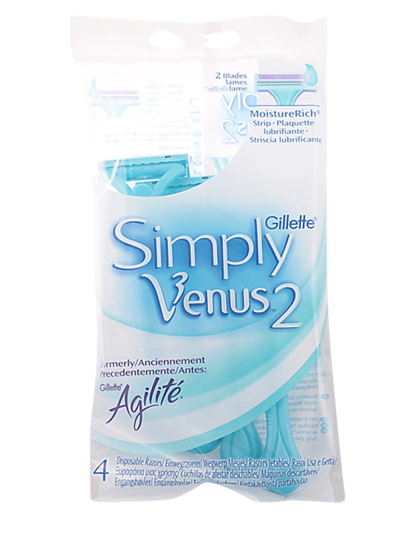 Gillette - GILLETTE - VENUS 2 SIMPLY maquinilla desechable 4 u