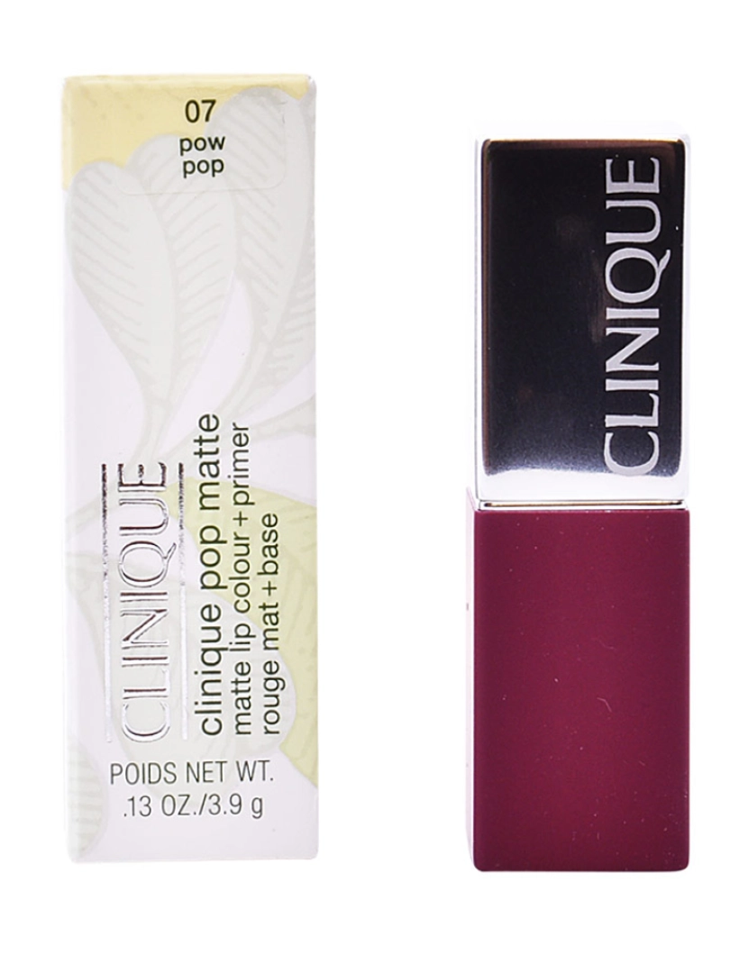 Clinique - Clinique - POP matte lip color + primer #07-pow pop