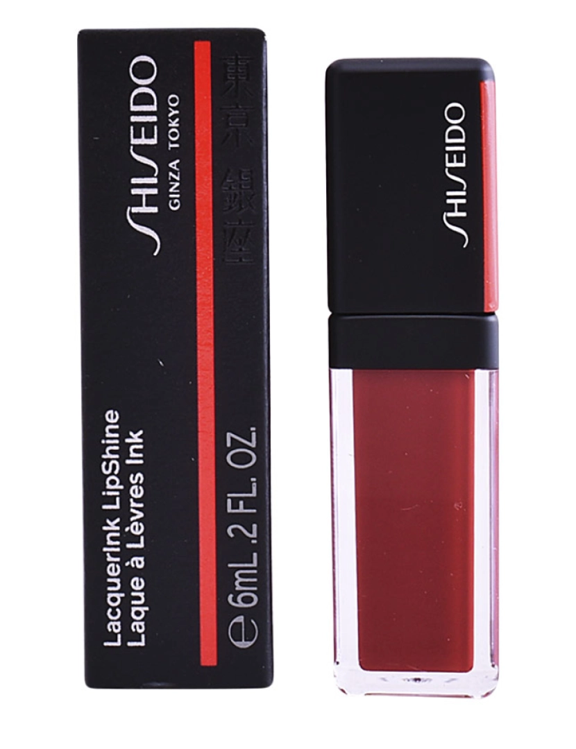 Shiseido - Shiseido - LACQUERINK lipshine #307-scarlet glare