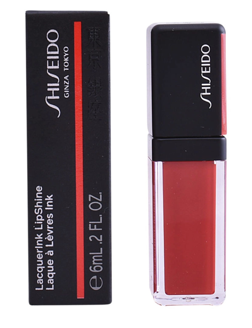Shiseido - Shiseido - LACQUERINK lipshine #304-techno red