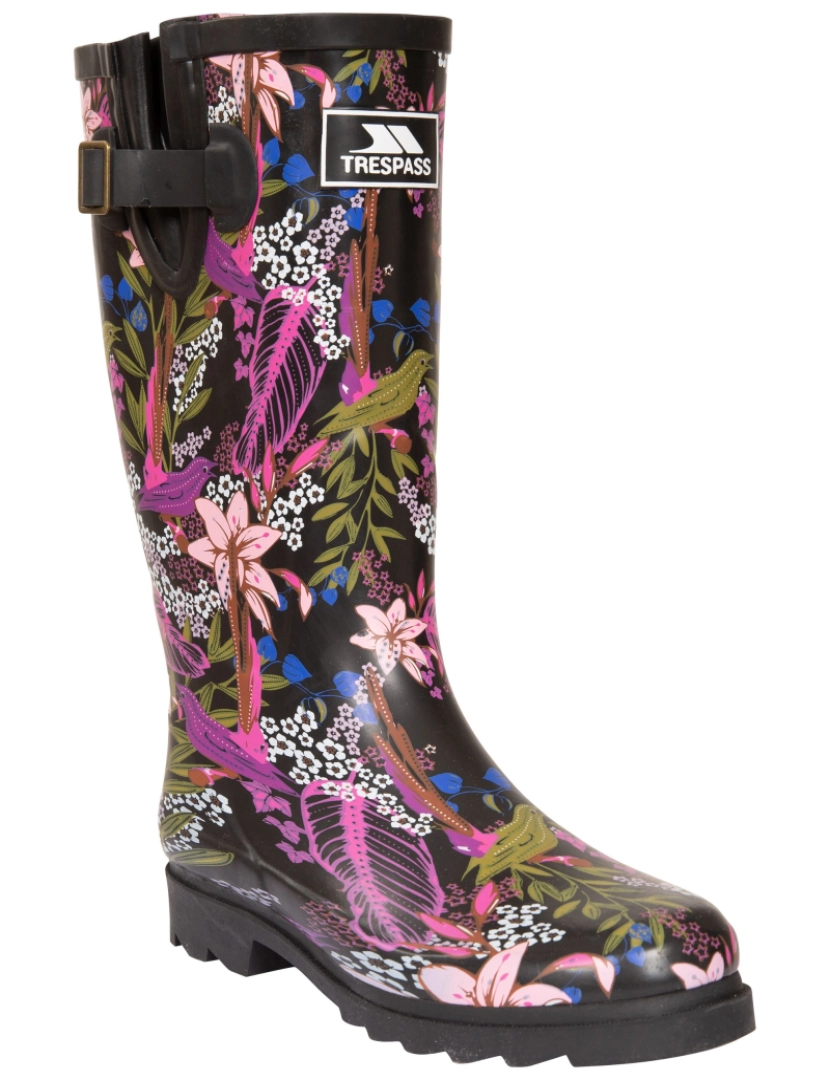 imagem de Trespass Womens/Ladies Elena Floral Wellington Botas1