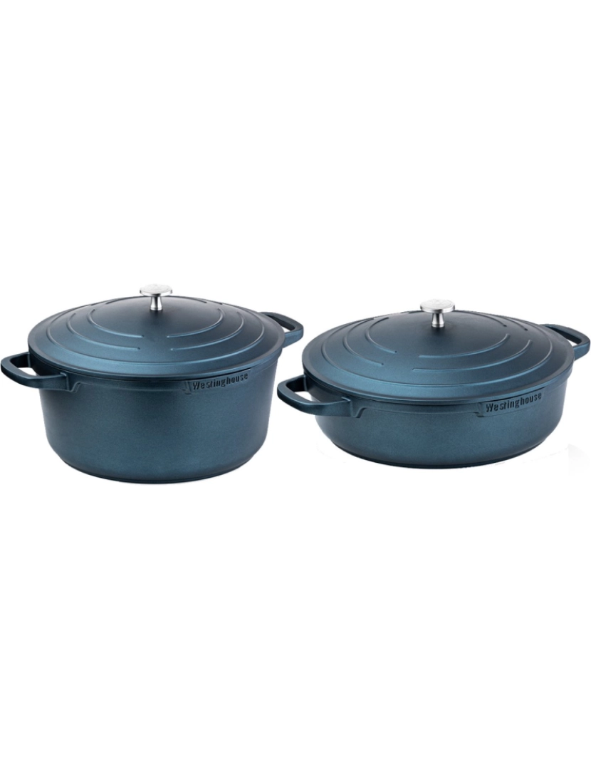 Westinghouse - Trem Cozinha 2 peças 28cm - Azul - adequado a todas as fontes de calor incluindo indução