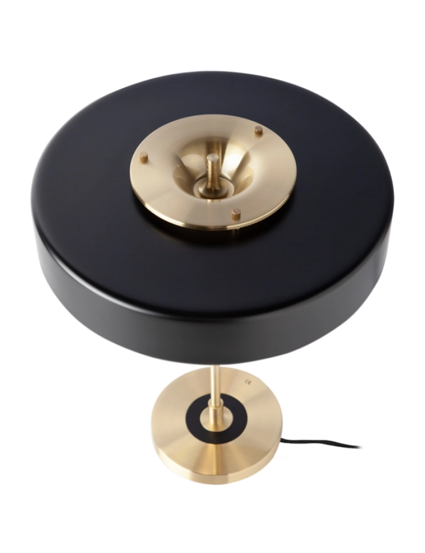 imagem de Candeeiro de mesa dourado e preto 8061 Angel Cerda6