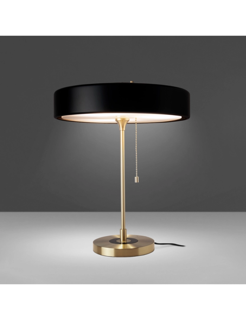 imagem de Candeeiro de mesa dourado e preto 8061 Angel Cerda7