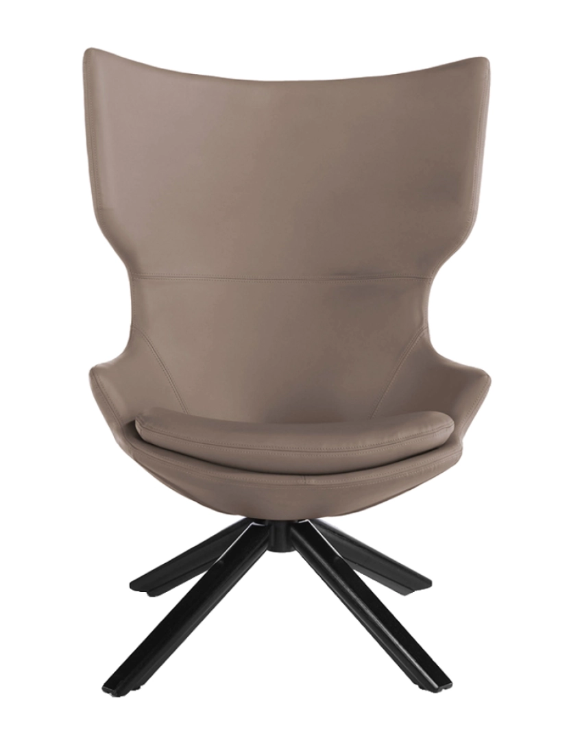 imagem de Griatorio 360º poltrona estofada em couro ecológico com almofada de assento. 5072 Angel Cerda2