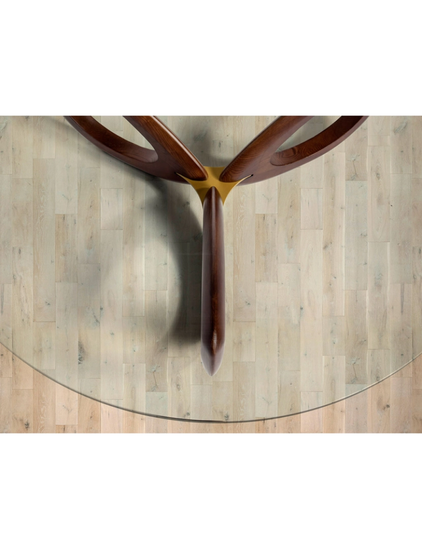imagem de Mesa de café com estrutura de madeira folheada a nogueira 2053 Angel Cerda9
